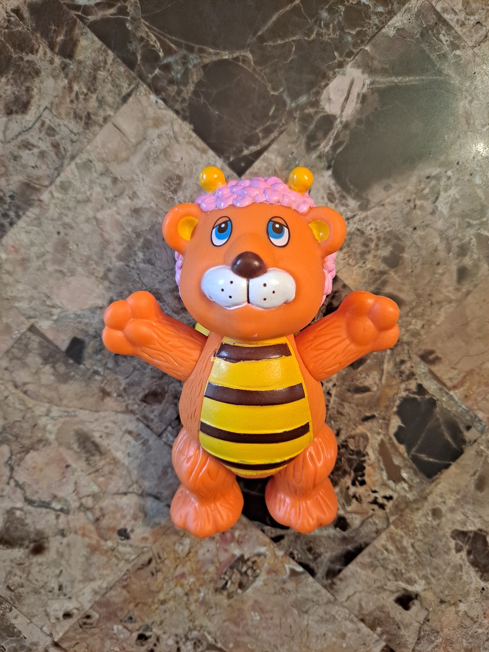 Vintage 1985 Hasbro Wuzzles Disney Bumblelion Lion 3.5" PVC Figure